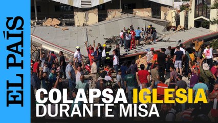 Desplome de iglesia en Tamaulipas