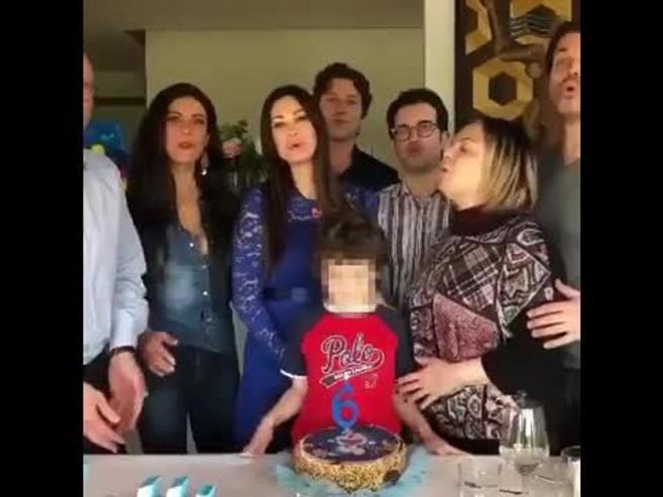 Manuela Arcuri, il figlio Mattia festeggia 6 anni