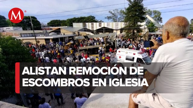 Reportan número de fallecidos en el desplome de la Iglesia en Tamaulipas; hay menores entre ellos