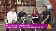 Papá rapa a su hija por burlarse de compañera con cáncer