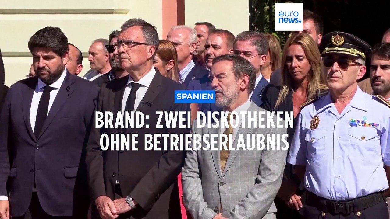 Großbrand in Murcia: Zwei Diskotheken ohne Betriebserlaubnis