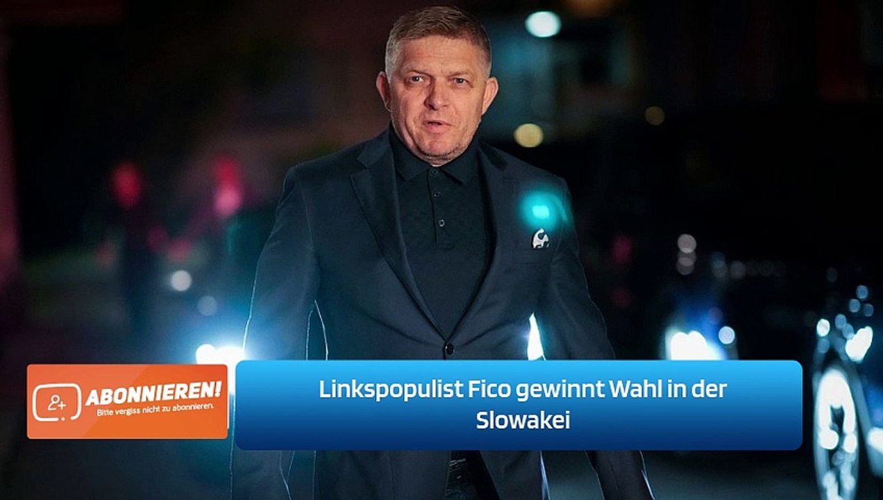 Linkspopulist Fico gewinnt Wahl in der Slowakei