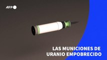 Las municiones de uranio empobrecido