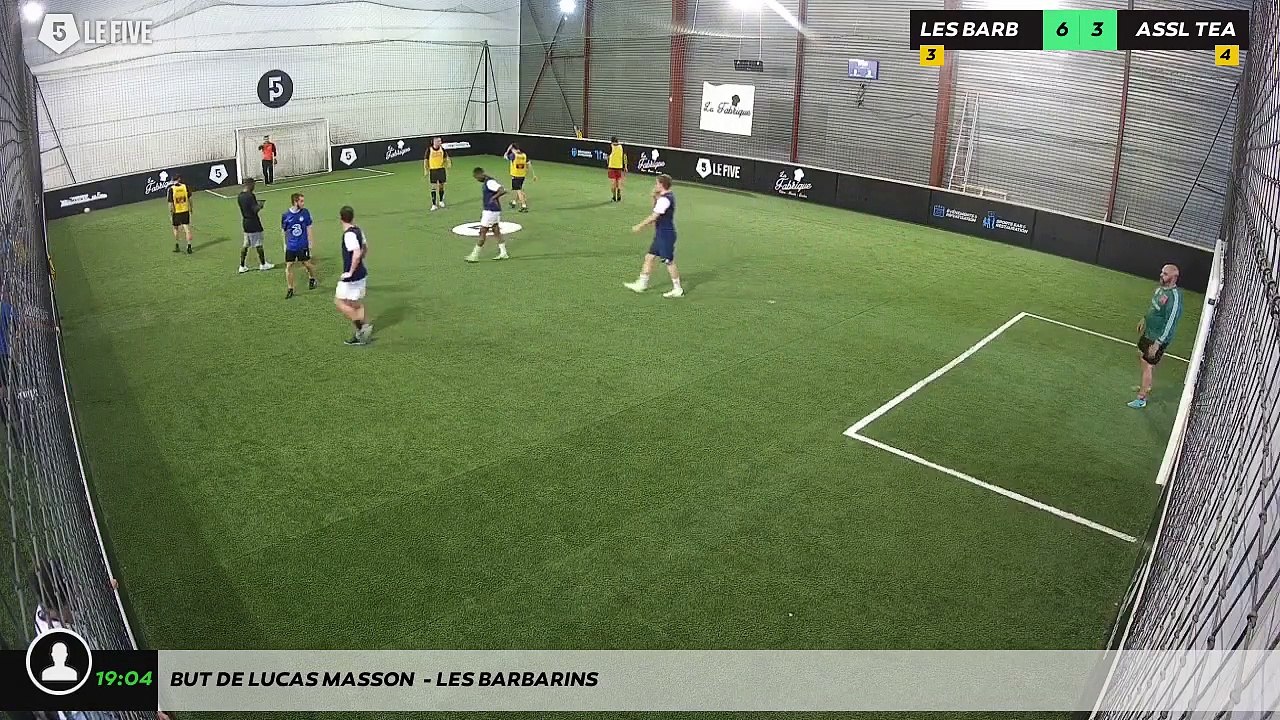 But de Lucas MASSON  - LES BARBARINS