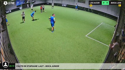 Faute de Stéphane  Laüt - BOCA JUNIOR