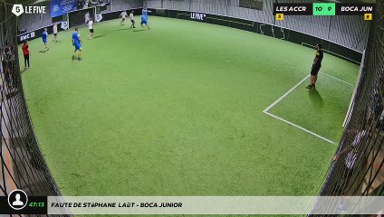 Faute de Stéphane  Laüt - BOCA JUNIOR