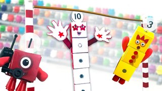 Numberblocks Ten-Vaulting : Learn To Add Large Numbers || Keith's Toy Box