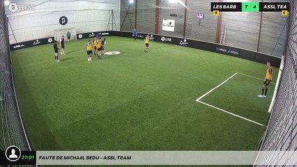Faute de Michaël Bedu - ASSL TEAM