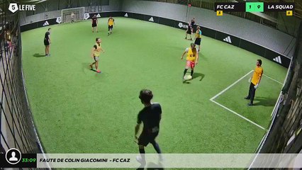 Faute de Colin Giacomini  - FC CAZ