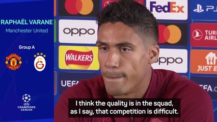 下载视频: Man United can win Champions League this season - Varane