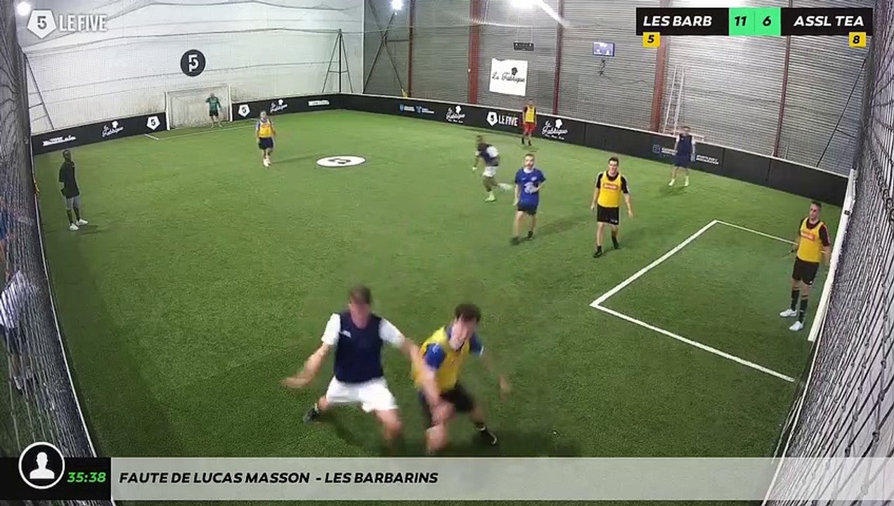 Faute de Lucas MASSON  - LES BARBARINS