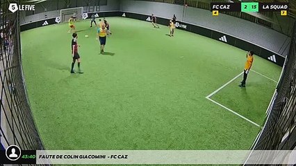Faute de Colin Giacomini  - FC CAZ