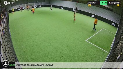 Faute de Colin Giacomini  - FC CAZ
