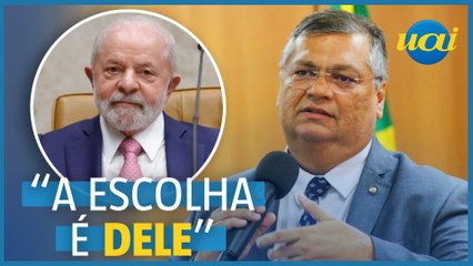 Escolha para STF é de Lula, diz Dino: 'Nada mais falo sobre'