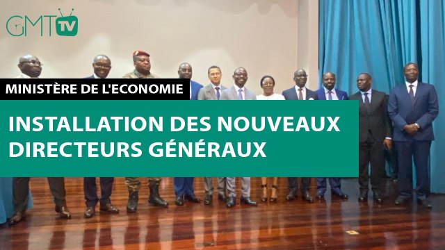 [#Reportage] Ministère de l'Economie : installation des nouveaux directeurs généraux