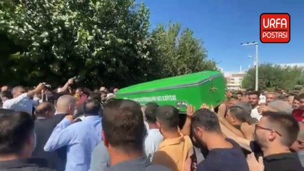 AA yetkilileri Şanlıurfa'da Yasin Dikme'nin cenaze törenine katıldı