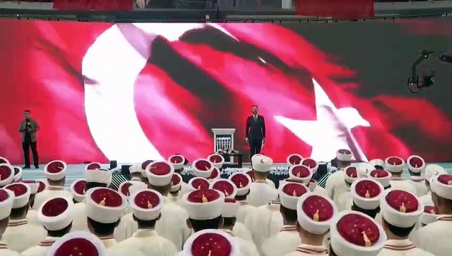 Bin 461 hafız hep bir ağızdan İstiklal Marşı'nı okudu!