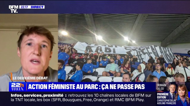 Militantes féministes malmenées au Parc des Princes: C'était extrêmement symptomatique d'un problème gigantesque du milieu du football , pour la conseillère écologiste de Paris, Alice Coffin