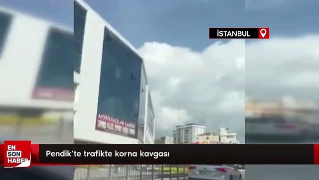 İstanbul Pendik'te korna kavgası: Önünü kesip bıçakla saldırdı