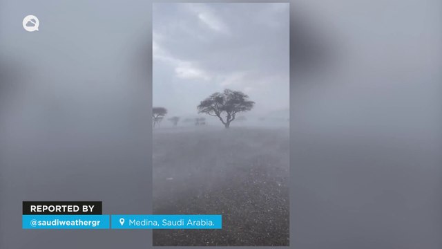 Torrential rains and floods in Medina, Saudi Arabia