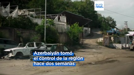 Stepanakert, la ciudad fantasma tras la huída de los armenios de Nagorno Karabaj