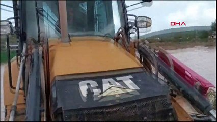 Şile'de Sağanak Yağış Sonrası Koca Deresi Taştı