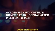 Golden Highway, Cassilis: driver dies in hospital after multi-car crash
