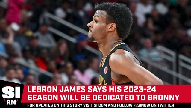 LeBron Dedicating 21st Season to Bronny