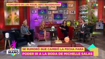 Luis Miguel habría REAGENDADO uno de sus conciertos para ir a la boda de Michelle Salas