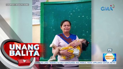 Guro, inalagaan ang anak ng kaniyang estudyante habang nasa klase | UB