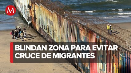 En playa de Tijuana aumentan la seguridad para evitar el cruce ilegal de migrantes