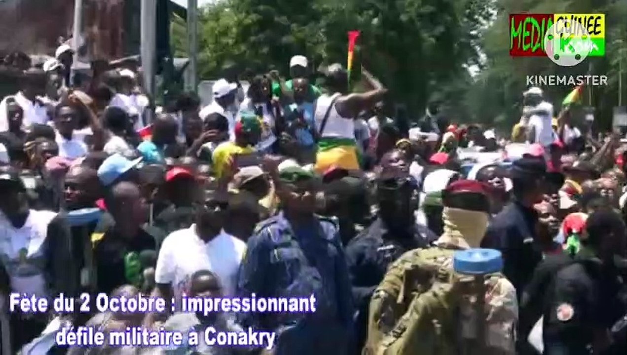 Défilé du 2 octobre : belle prestation des forces spéciales de Guinée