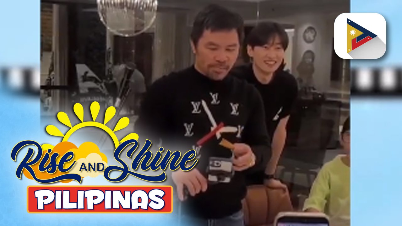 TALK BIZ | Super Junior Eunhyuk, spotted sa bahay ni Manny Pacquiao