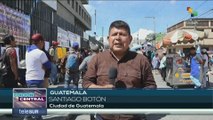 Diversos sectores de Guatemala se suman al paro nacional