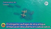 El intrigante naufragio de otra antigua embarcación descubierta en Coatzacoalcos