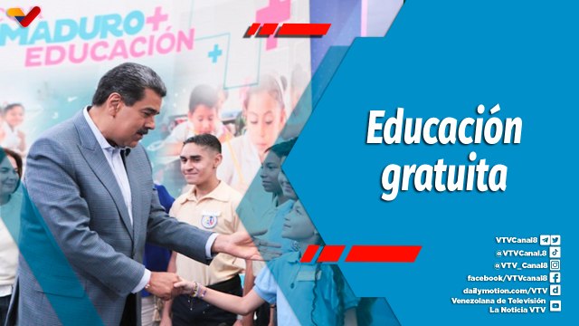 Con Maduro + | La educación pública, gratuita y de calidad aumento en este nuevo año escolar