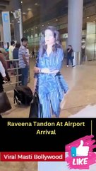 Raveena Tandon At Airport Arrival