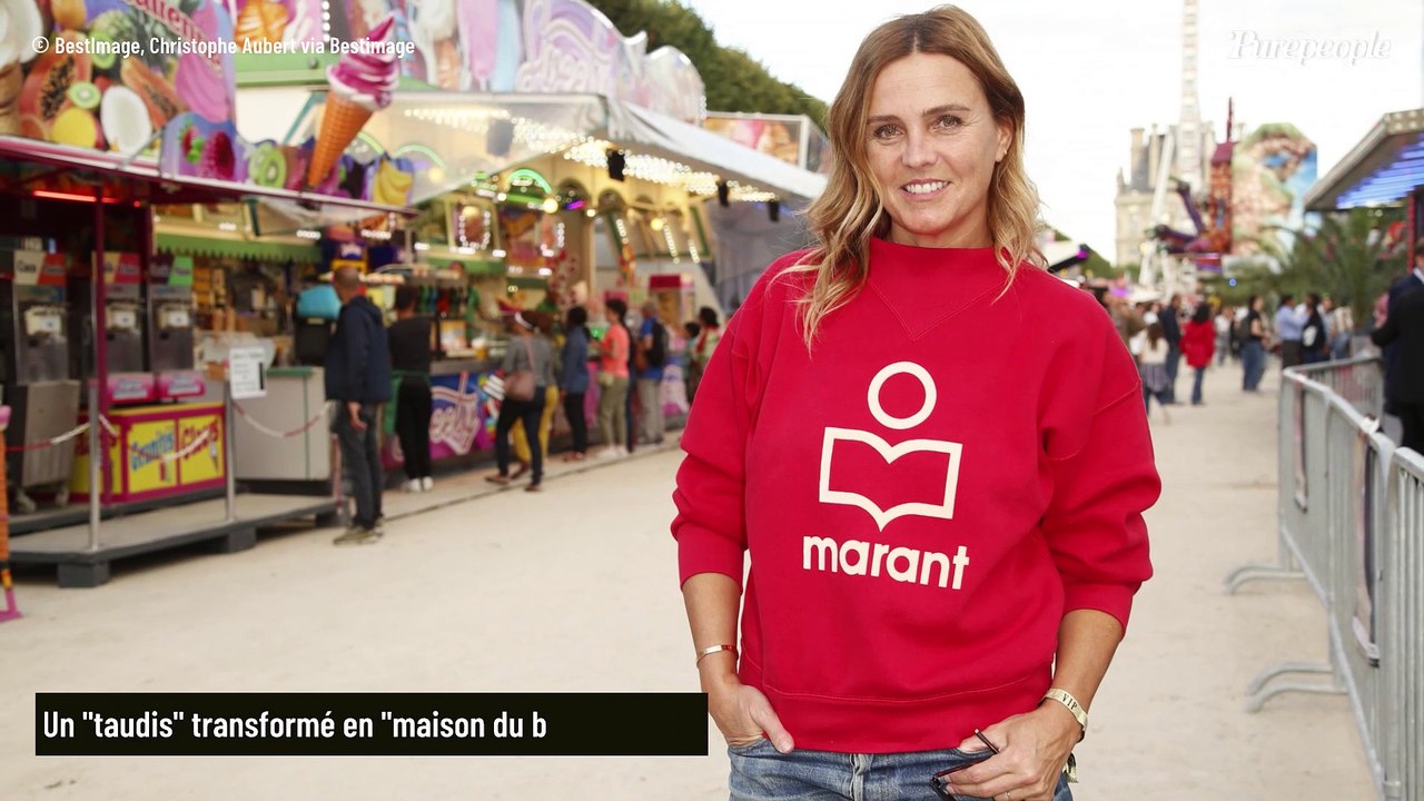 Marine Vignes, ex de Nagui, a ouvert les portes de son loft à Montmartre : "Fenêtres d'atelier, briques apparentes..."