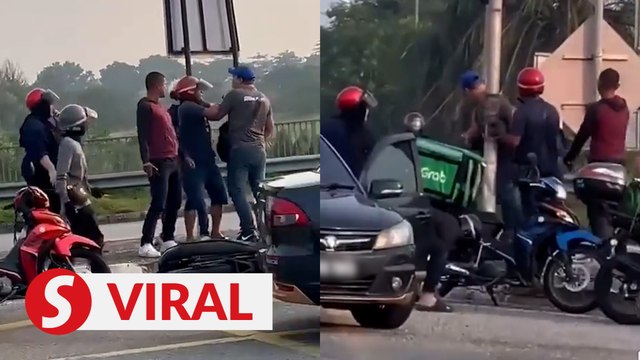 Cops arrest three over assault of ‘rider’ in Klang
