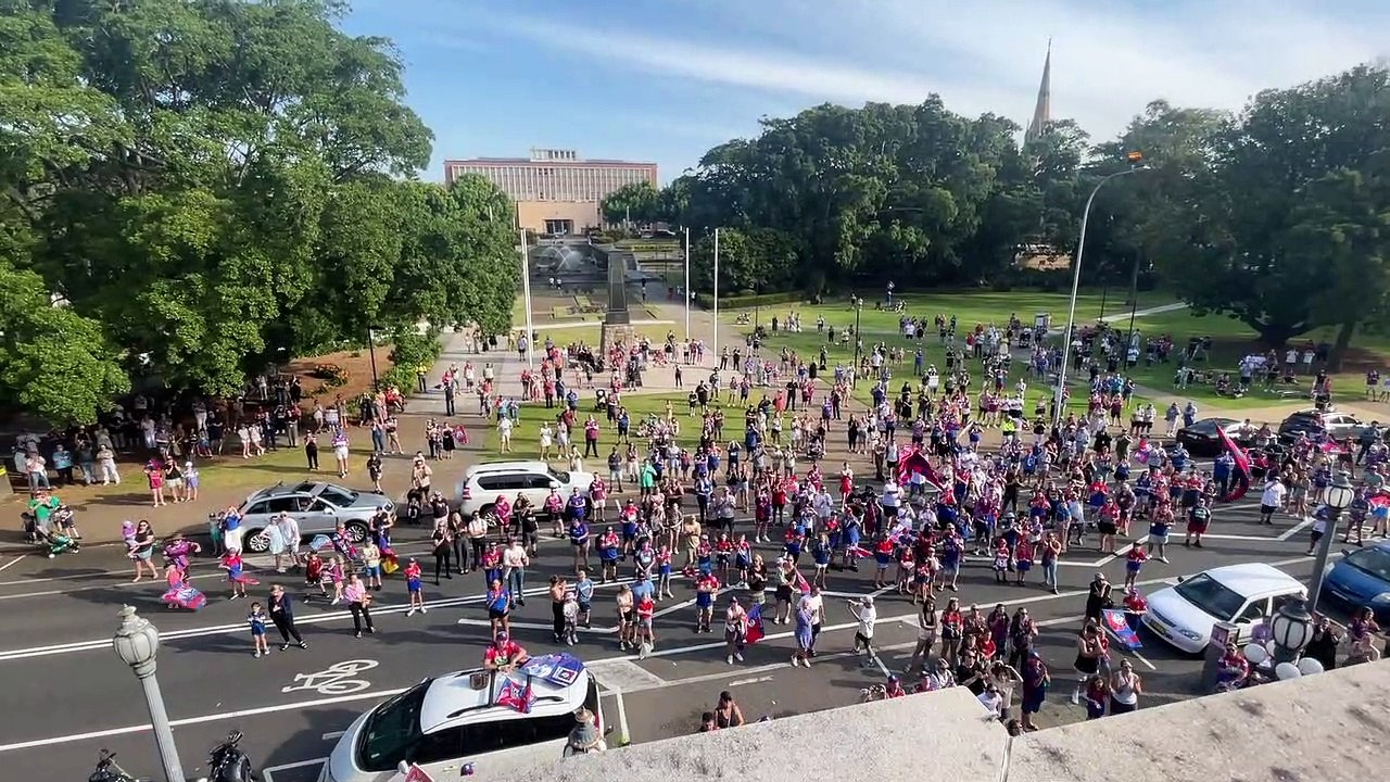 Newcastle Knights civic reception