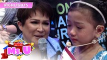 Hurado Janice gives a piece of advice to Mini Miss U Jewel | Mini Miss U