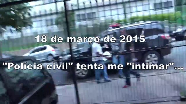Polícia investiga vlogueiro | Daniel Fraga sendo coagido pela polícia