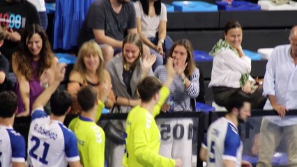 Las imágenes de la suegra de Pablo Urdangarin, entregada al juego de su yerno en su último partido