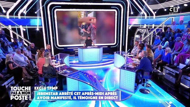 Echanges tendus entre Jeremstar et Géraldine Maillet dans Touche pas à mon poste .