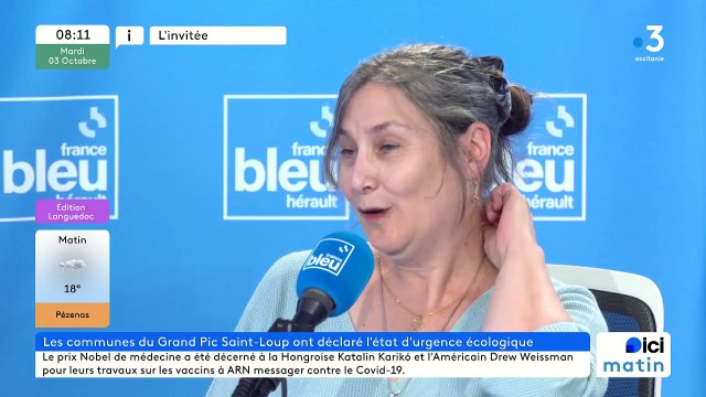 Françoise Matheron, vice présidente de la communauté de communes du Grand Pic St Loup