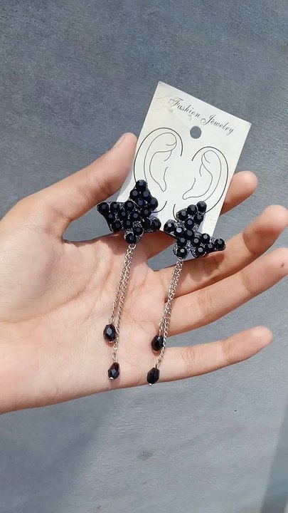 Korean earrings ✨ #creativefatimaakram #diy #viral #youtubeshorts #shorts #butterfly