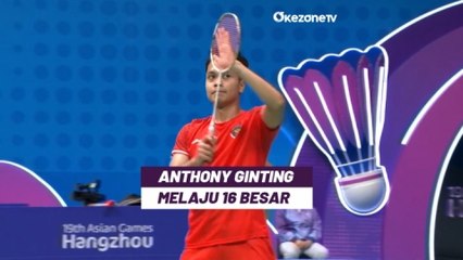 Highlight Asian Games 2023: Anthony Ginting Kandaskan Wakil Taiwan Dalam 49 Menit