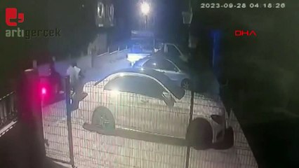 Gece yarısı gelip motosikleti kundakladılar