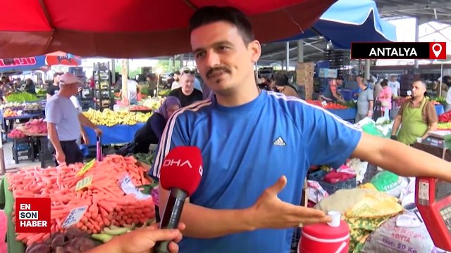 Antalya'da semt pazarlarında bağıran esnafa bin 295 TL ceza uygulanıyor