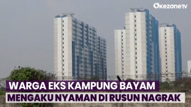 Warga Eks Kampung Bayam Nyaman di Rusun Nagrak, Tapi...